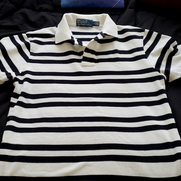 Black and white polo - Picture 1 of 4